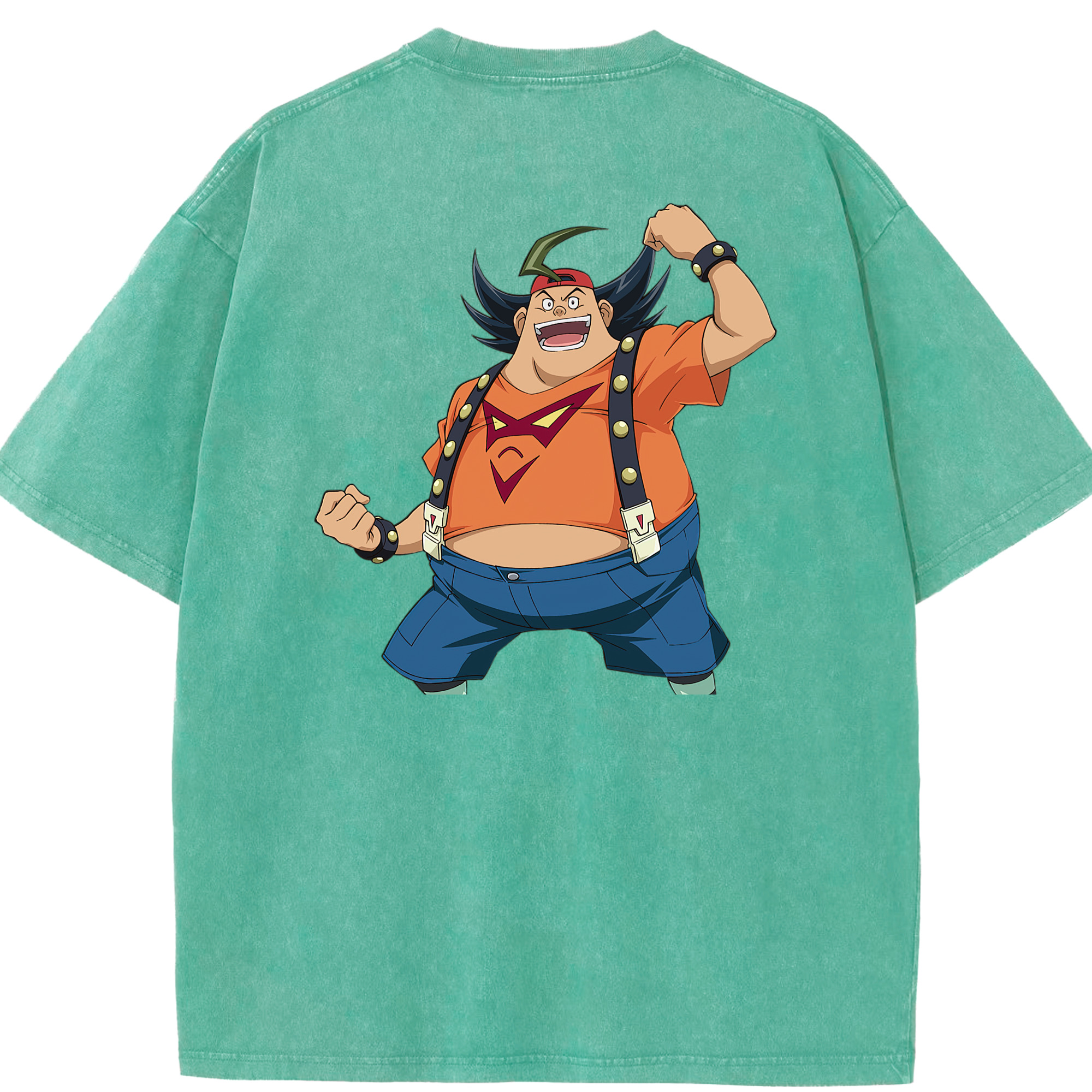 （画像用） 遊☆戯☆王 Yu-Gi-Oh! 綿100% ヴィンテージ風 半袖Tシャツ（背面プリント）